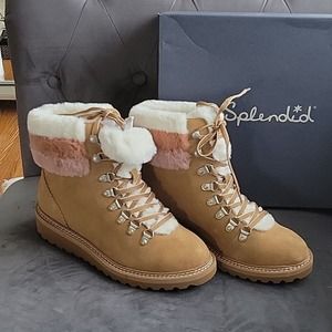 Splendid faux fur boots